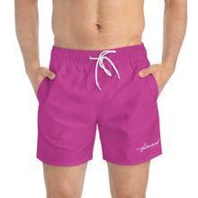 Load image into Gallery viewer, Hilderbrand Lifestyle Boxer Swim Trunks (Magenta)
