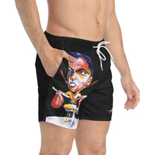 Load image into Gallery viewer, Hilderbrand Lifestyle Boxer Swim Trunks (Black)
