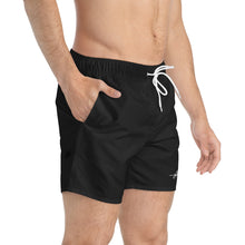 Load image into Gallery viewer, Hilderbrand Lifestyle Boxer Swim Trunks (Black)
