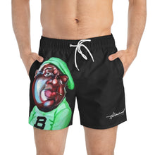 Load image into Gallery viewer, Hilderbrand Lifestyle Boxer Swim Trunks (Black Big)
