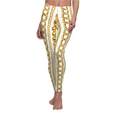 Load image into Gallery viewer, Hilderbrand Lifestyle Gold Links Leggings (white)
