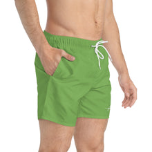 Load image into Gallery viewer, Hilderbrand Lifestyle Boxer Swim Trunks (Lime Green)
