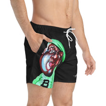 Load image into Gallery viewer, Hilderbrand Lifestyle Boxer Swim Trunks (Black Big)
